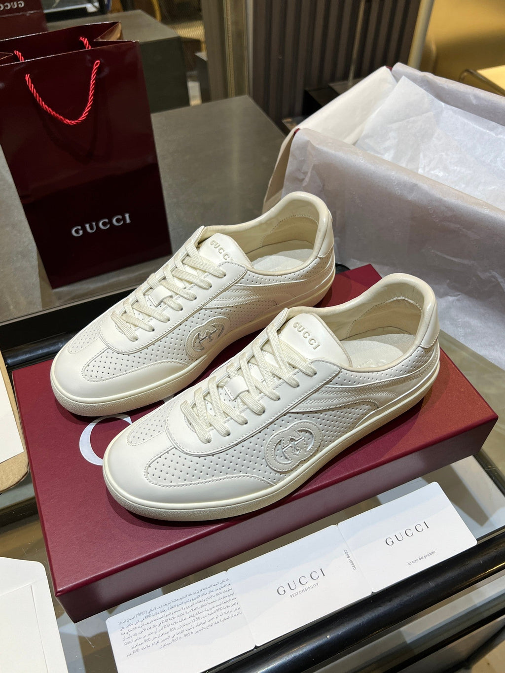 Gucci Retro German Training Sneakers