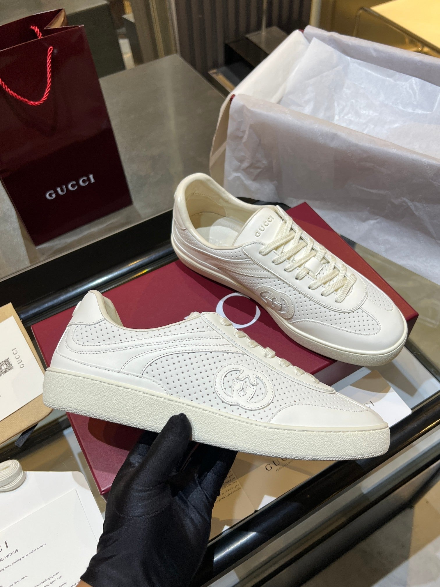 Gucci Retro German Training Sneakers