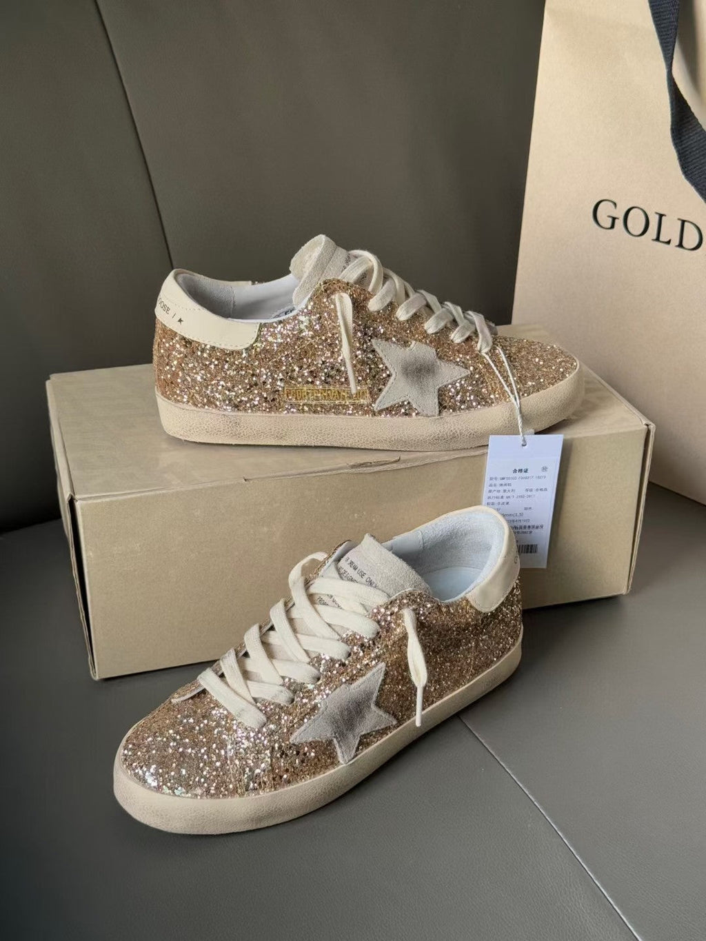 Golden Goose Superstar Sequined Sneakers – 2025 New Style