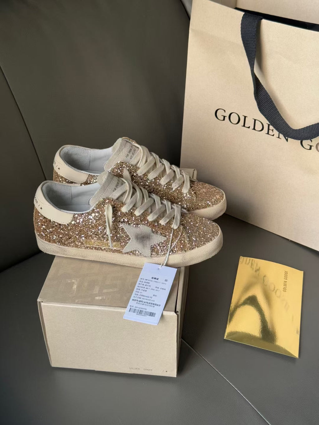 Golden Goose Superstar Sequined Sneakers – 2025 New Style