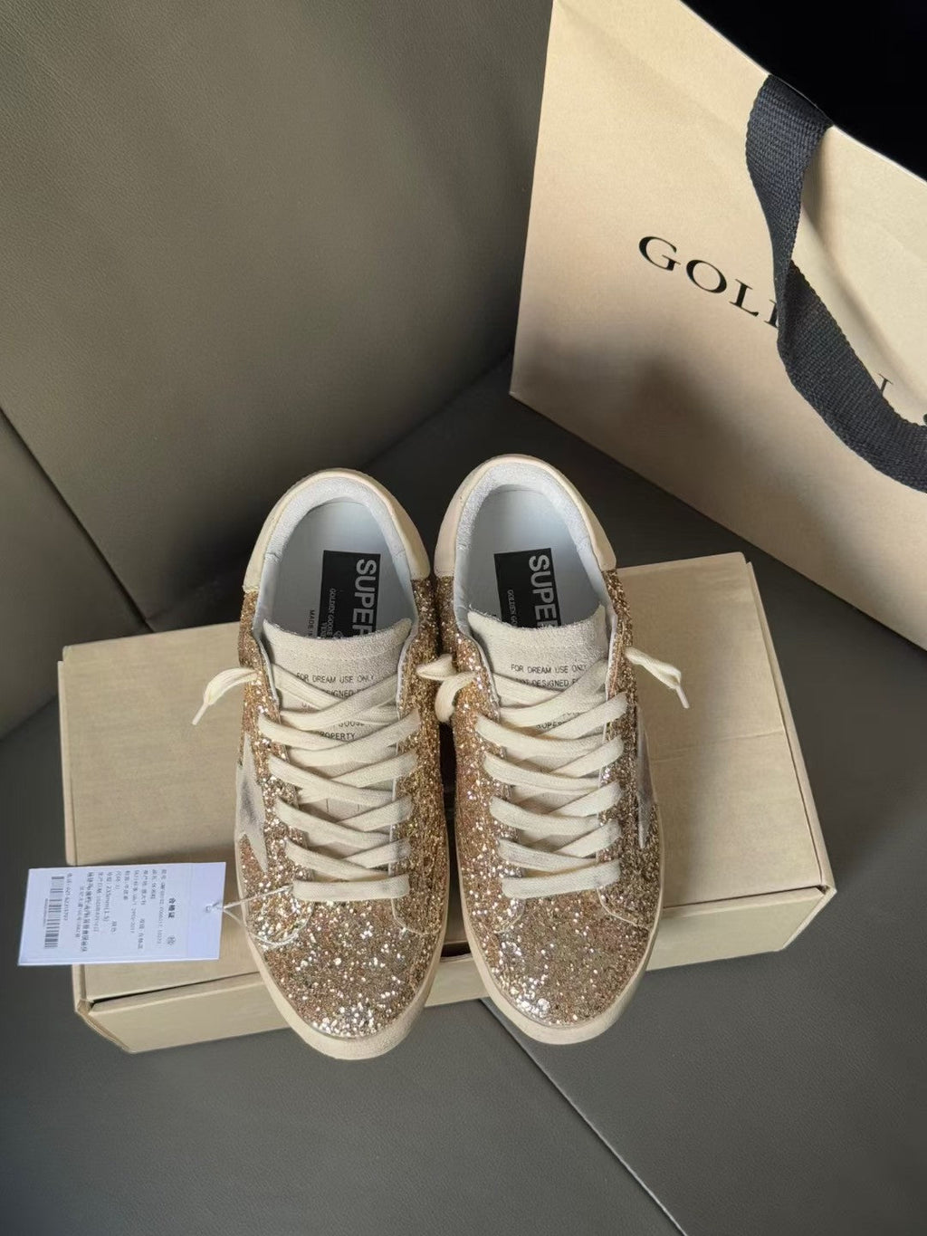 Golden Goose Superstar Sequined Sneakers – 2025 New Style