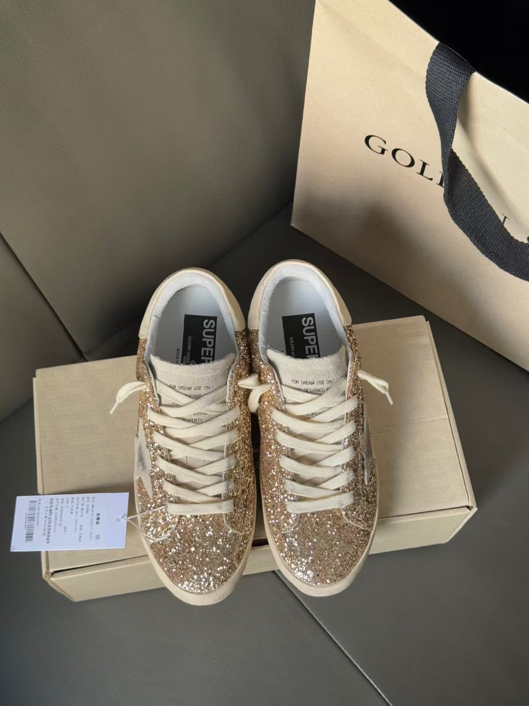 Golden Goose Superstar Sequined Sneakers – 2025 New Style