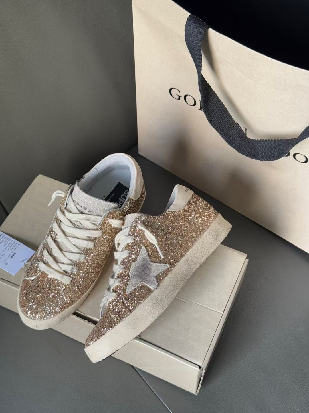Golden Goose Superstar Sequined Sneakers – 2025 New Style