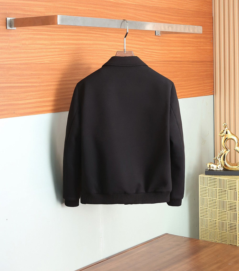Loro Piana Wool Collared Business Casual Jacket – 2025FW