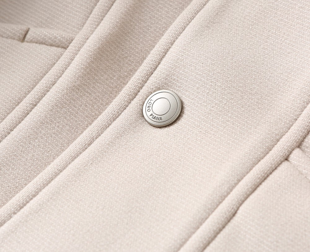 Loro Piana Wool Collared Business Casual Jacket – 2025FW