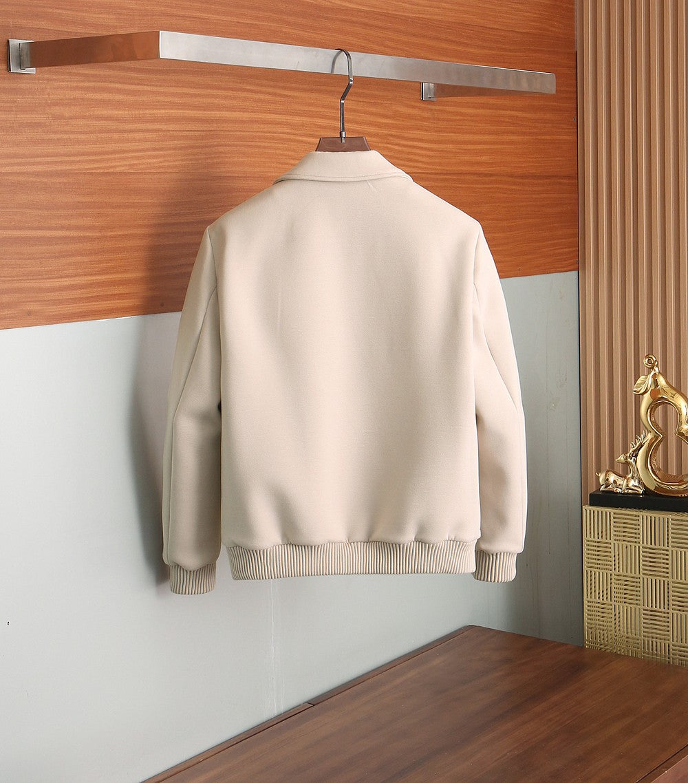 Loro Piana Wool Collared Business Casual Jacket – 2025FW