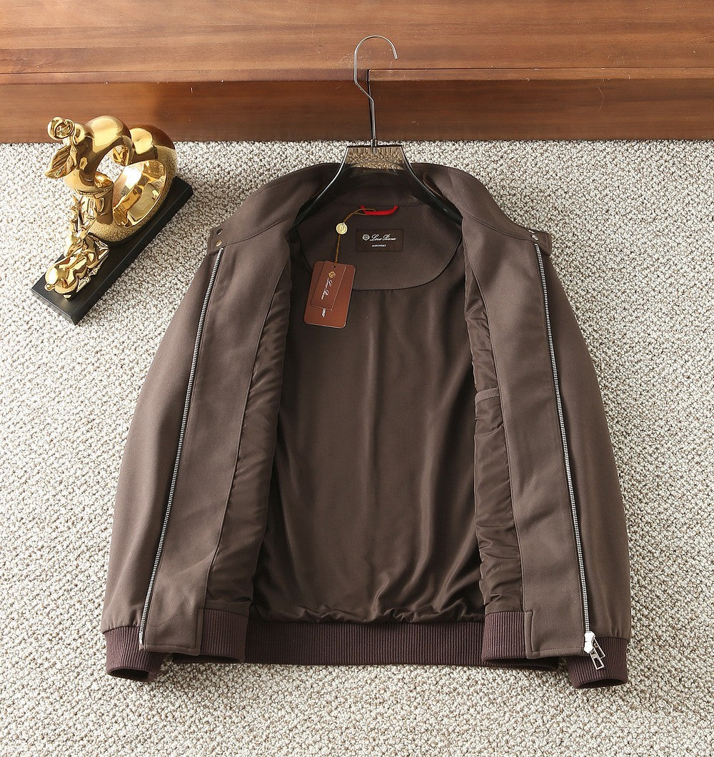 Loro Piana Men's Functional Pilot Bomber Jacket – 2025FW
