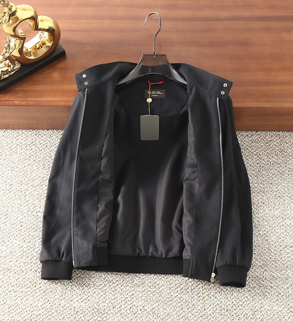 Loro Piana Men's Functional Pilot Bomber Jacket – 2025FW