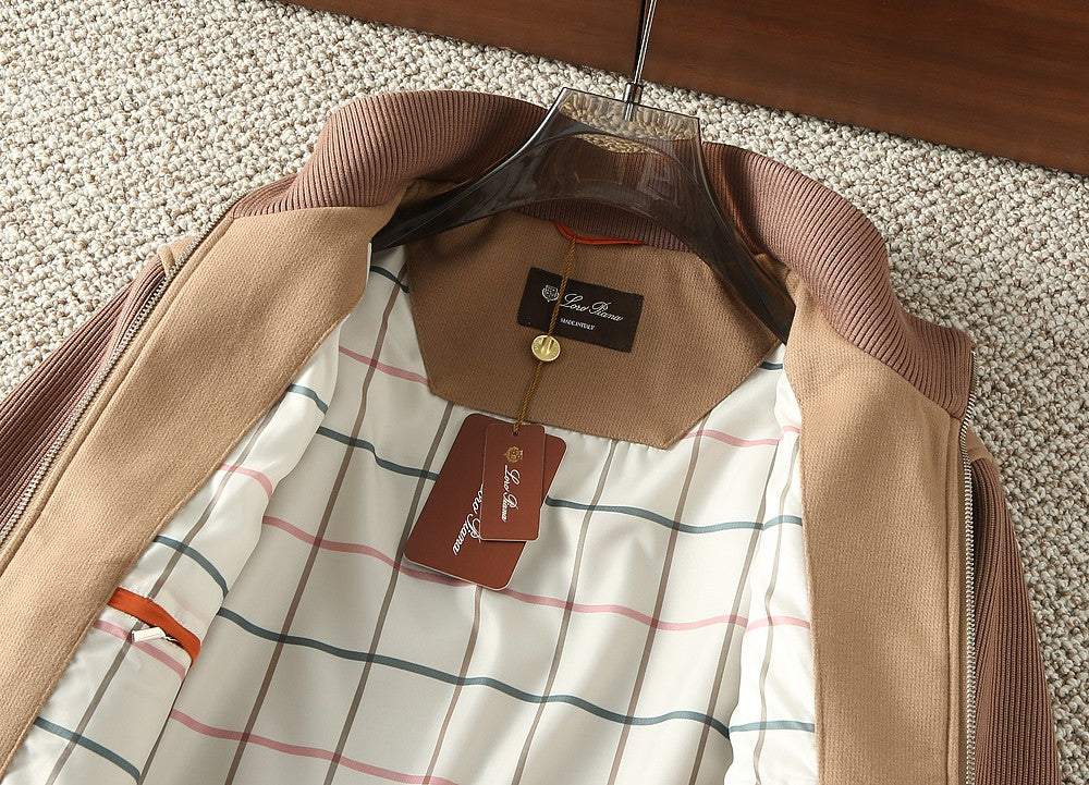 Loro Piana Men's Business Casual Bomber Jacket – 2025FW