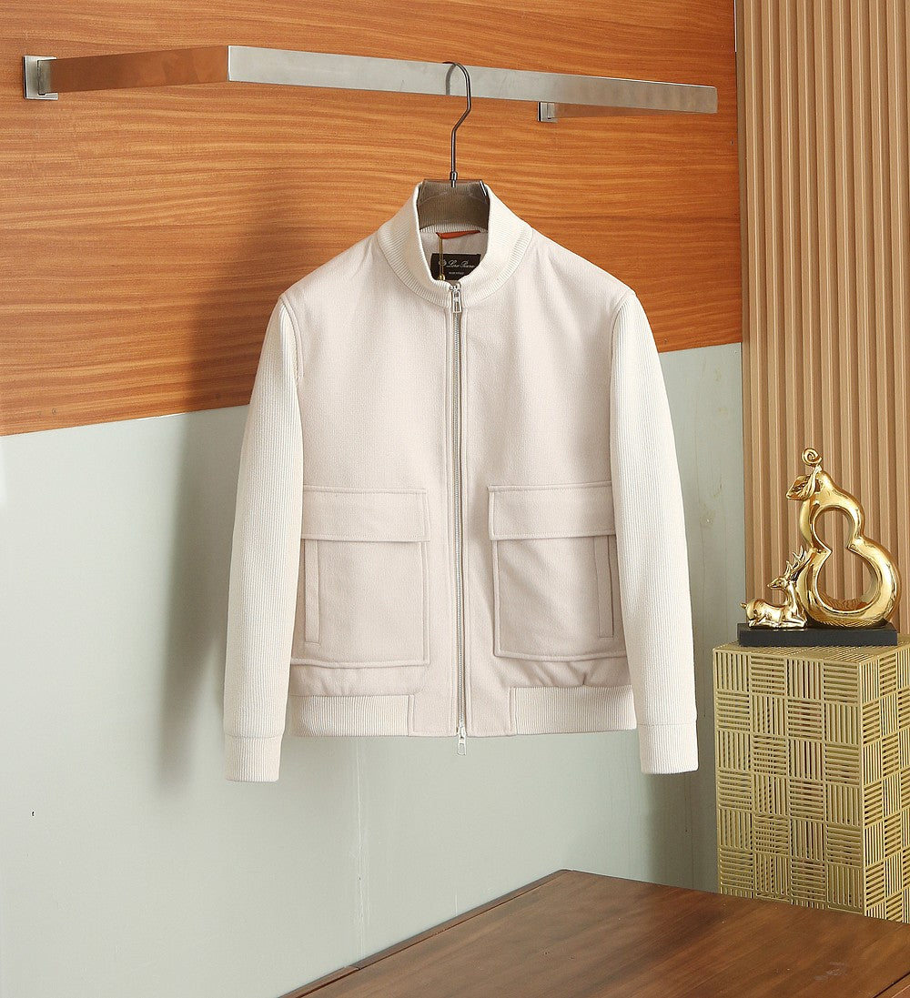 Loro Piana Men's Business Casual Bomber Jacket – 2025FW