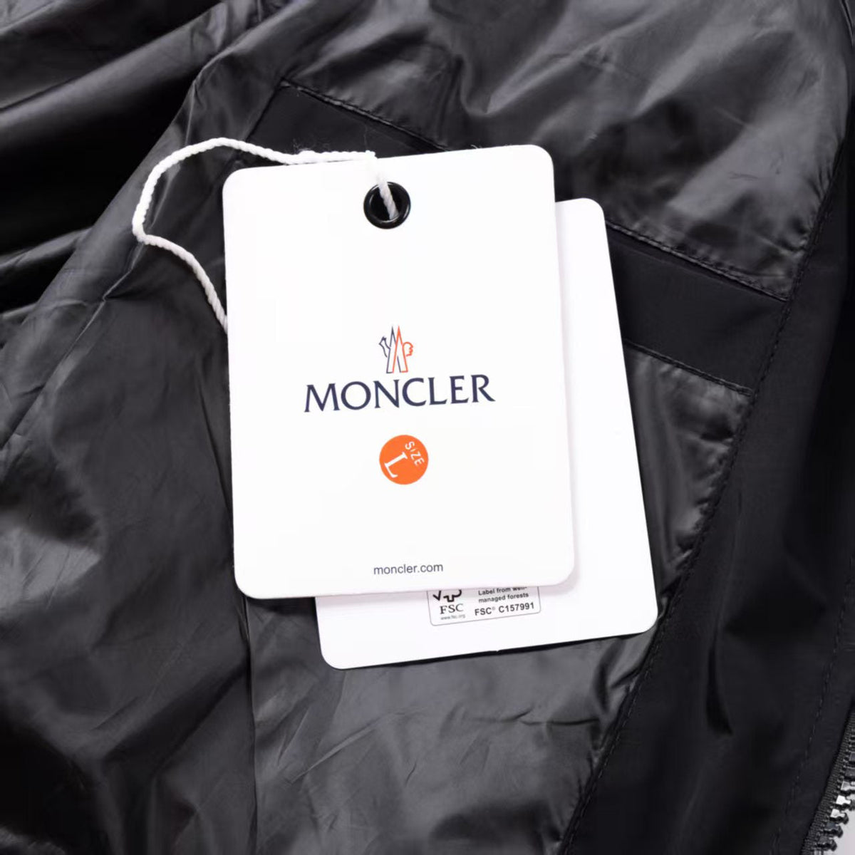 Moncler Classic Maya Hooded Windbreaker Jacket