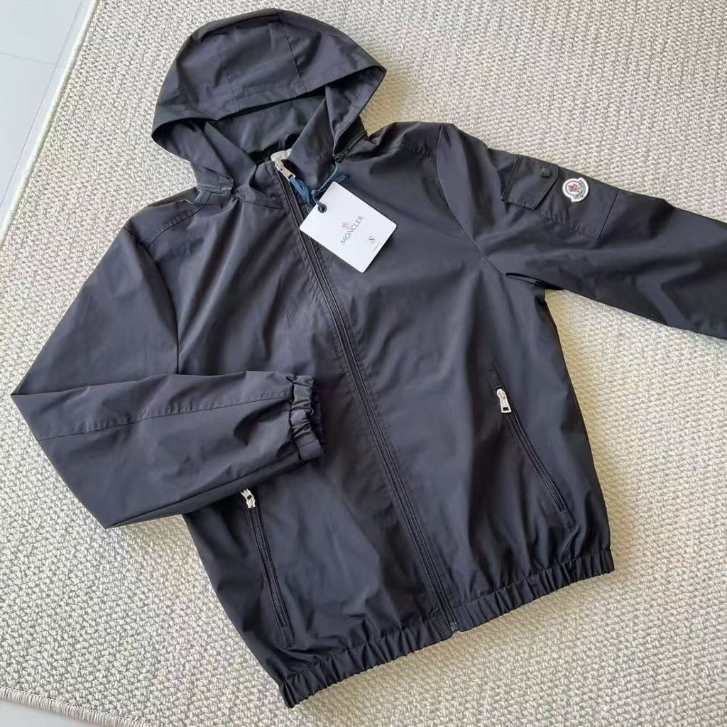 Moncler Classic Maya Hooded Windbreaker Jacket