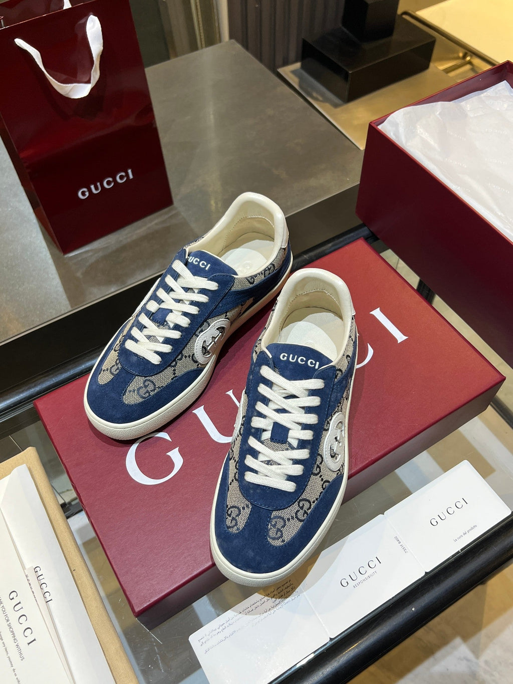 Gucci Retro German Training Sneakers