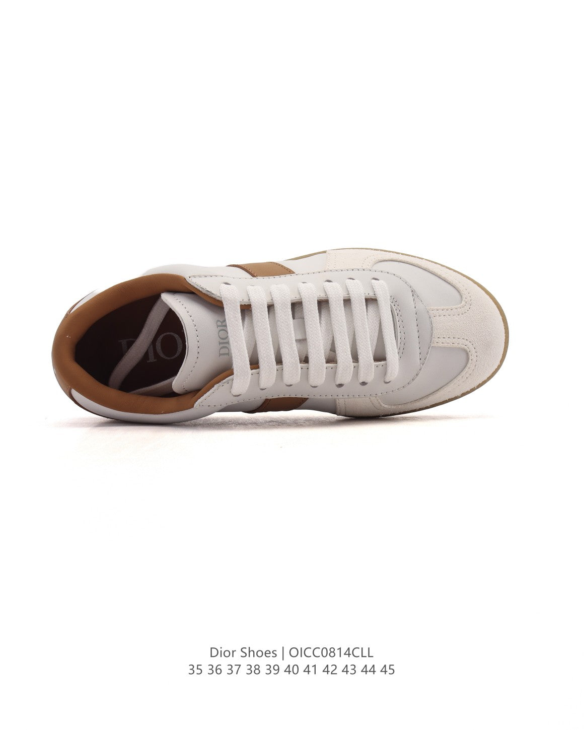 Dior Unisex White Platform Sneakers – Spring/Summer Collection – 25SS