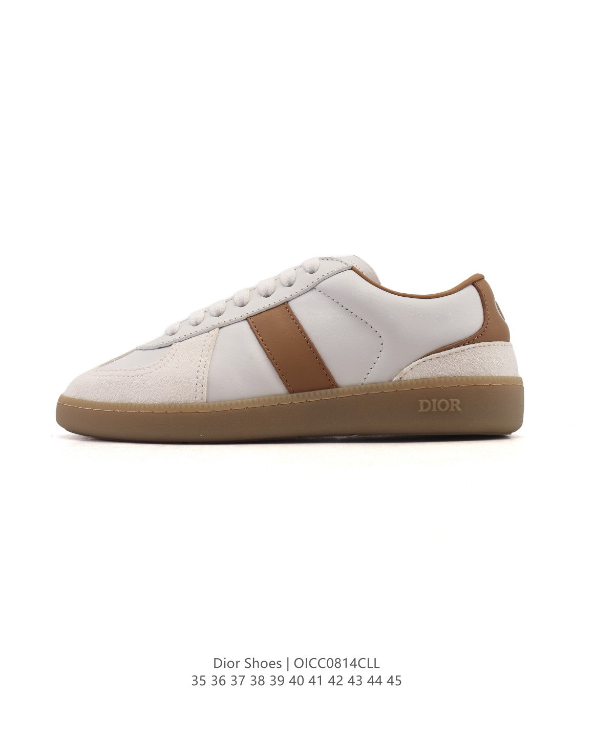 Dior Unisex White Platform Sneakers – Spring/Summer Collection – 25SS