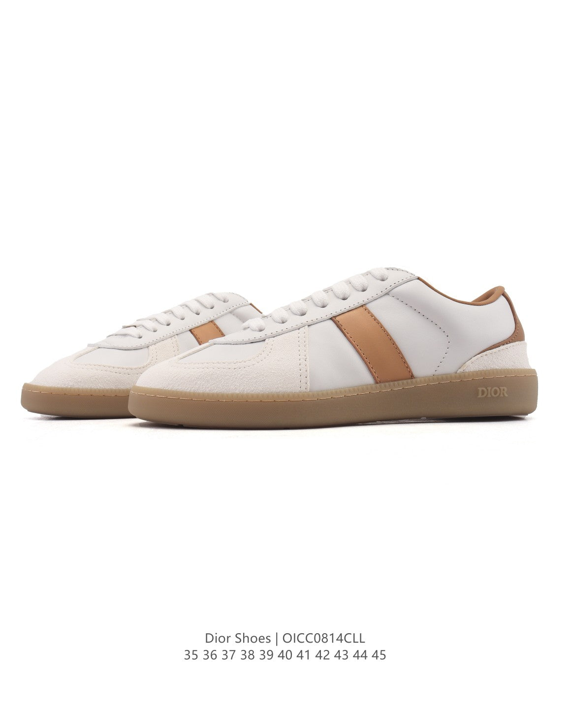 Dior Unisex White Platform Sneakers – Spring/Summer Collection – 25SS