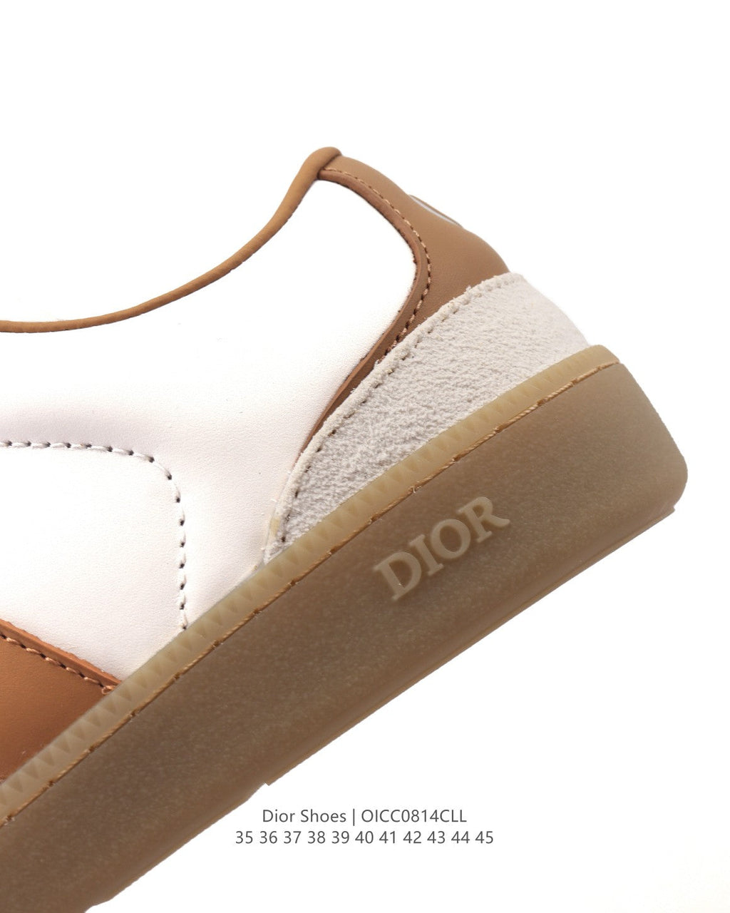Dior Unisex White Platform Sneakers – Spring/Summer Collection – 25SS
