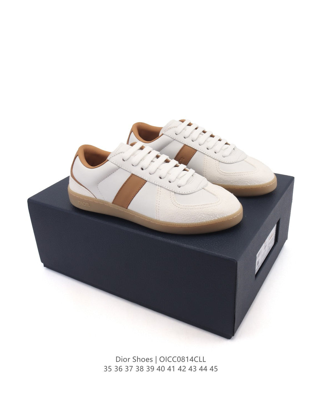 Dior Unisex White Platform Sneakers – Spring/Summer Collection – 25SS