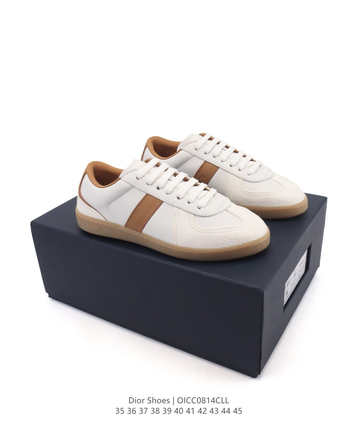 Dior Unisex White Platform Sneakers – Spring/Summer Collection – 25SS