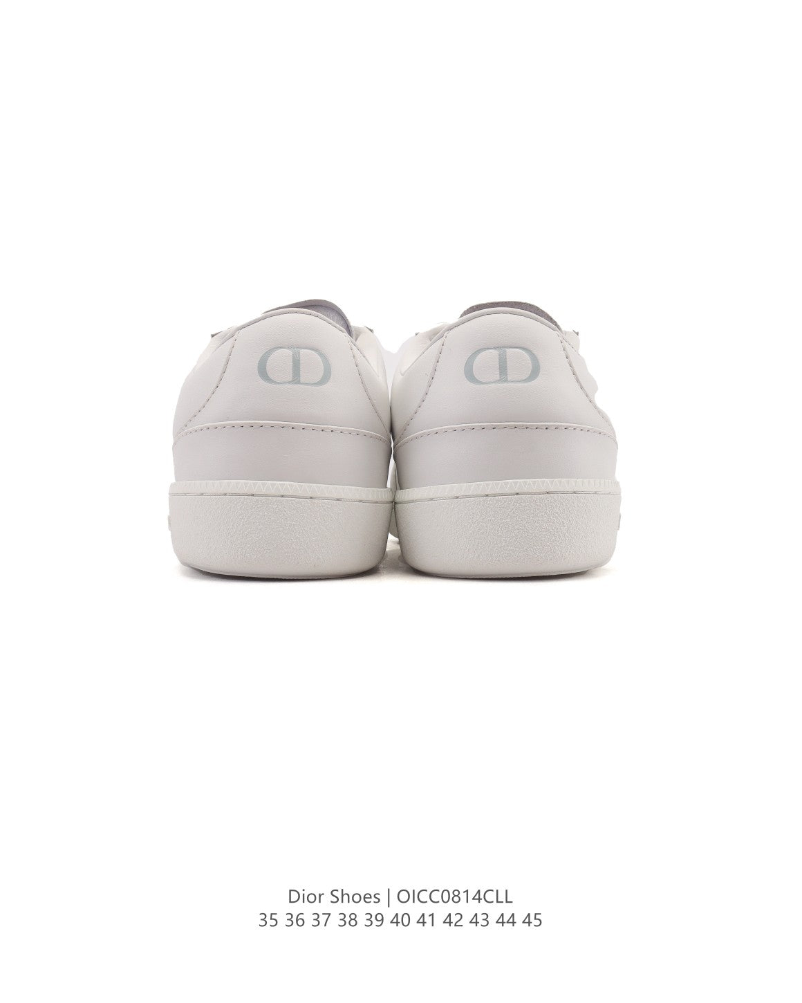 Dior Unisex White Platform Sneakers – Spring/Summer Collection – 25SS