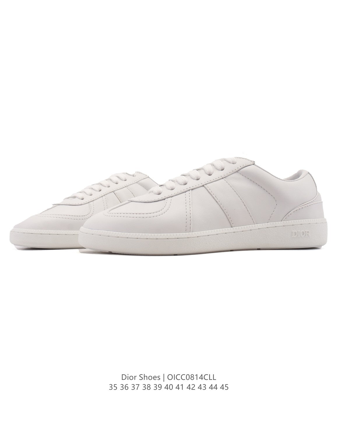 Dior Unisex White Platform Sneakers – Spring/Summer Collection – 25SS