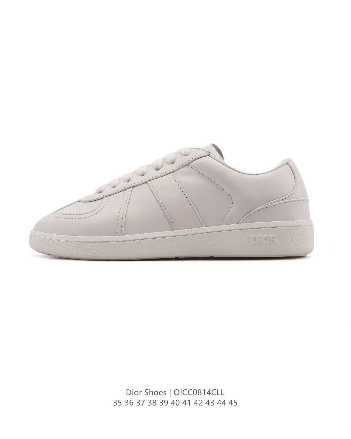 Dior Unisex White Platform Sneakers – Spring/Summer Collection – 25SS