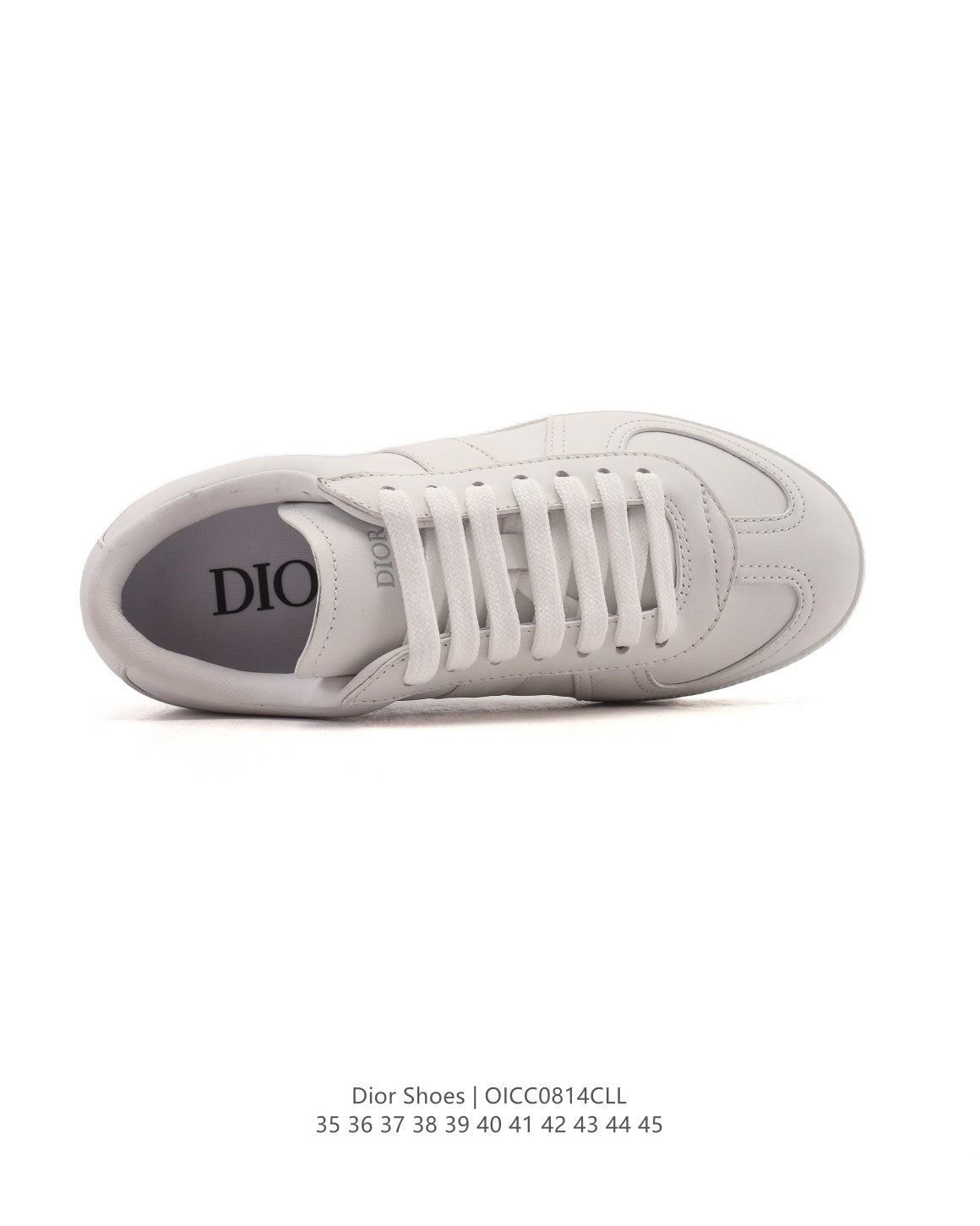 Dior Unisex White Platform Sneakers – Spring/Summer Collection – 25SS