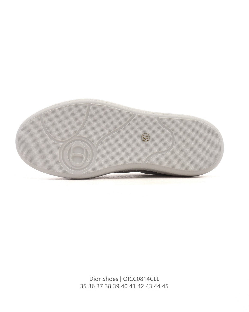 Dior Unisex White Platform Sneakers – Spring/Summer Collection – 25SS