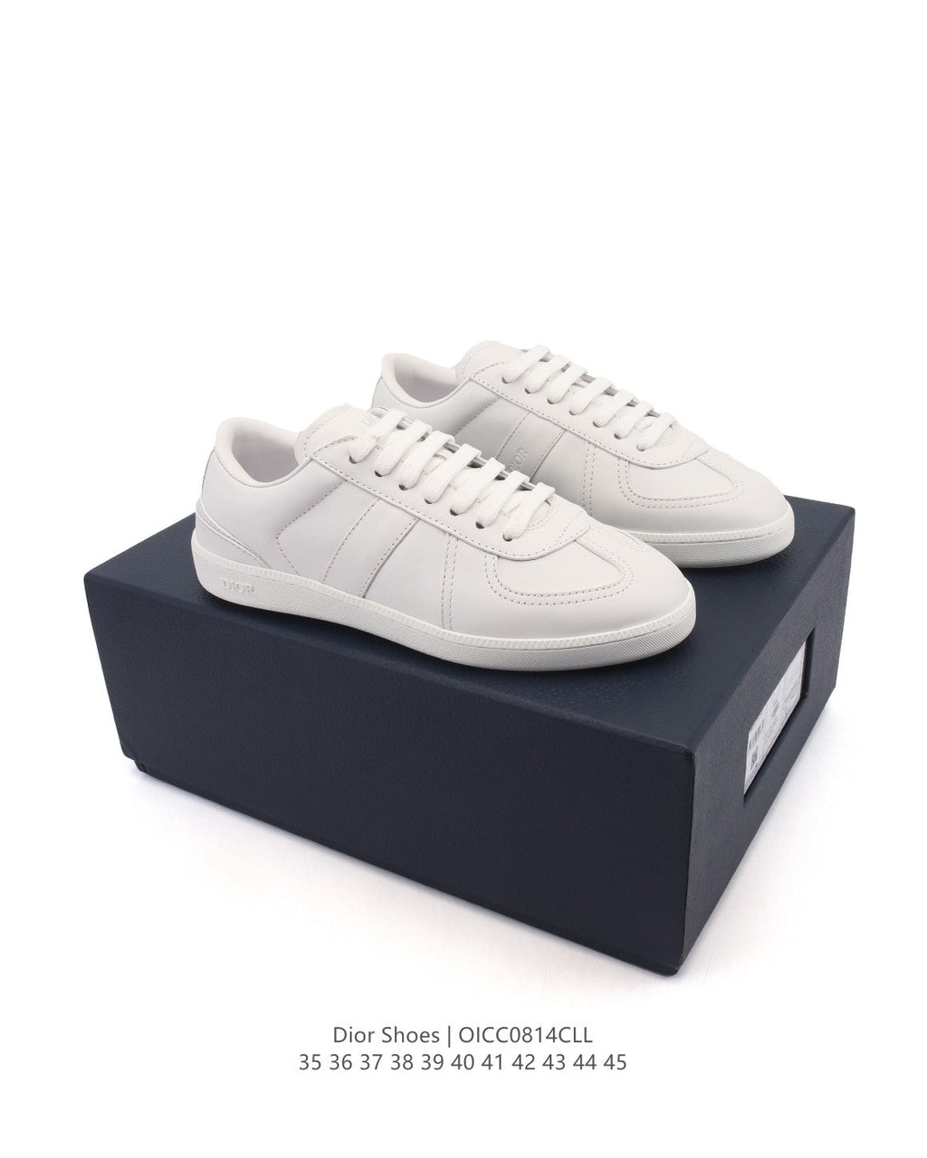 Dior Unisex White Platform Sneakers – Spring/Summer Collection – 25SS