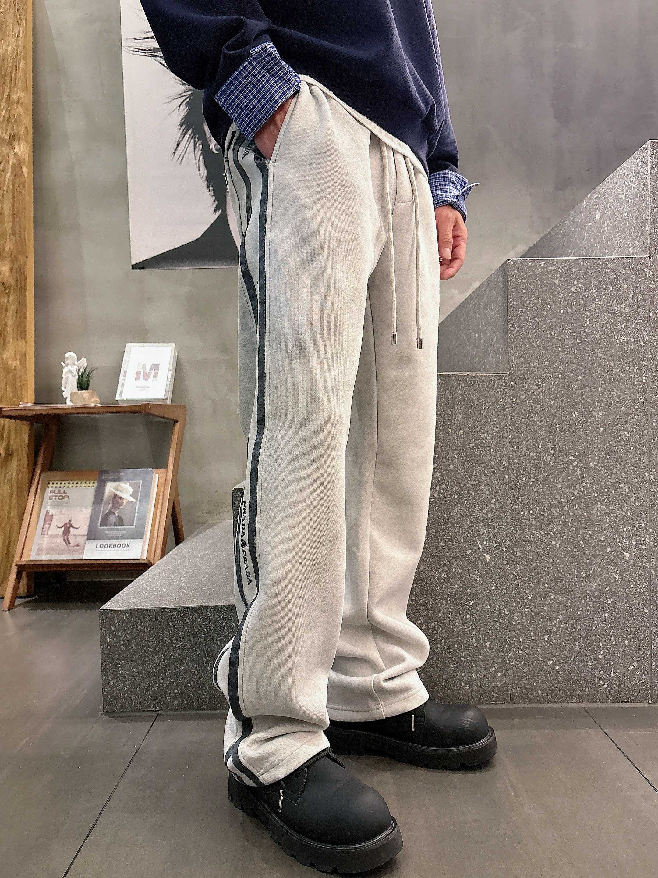 Prada Classic Logo Casual Pants – 2025FW