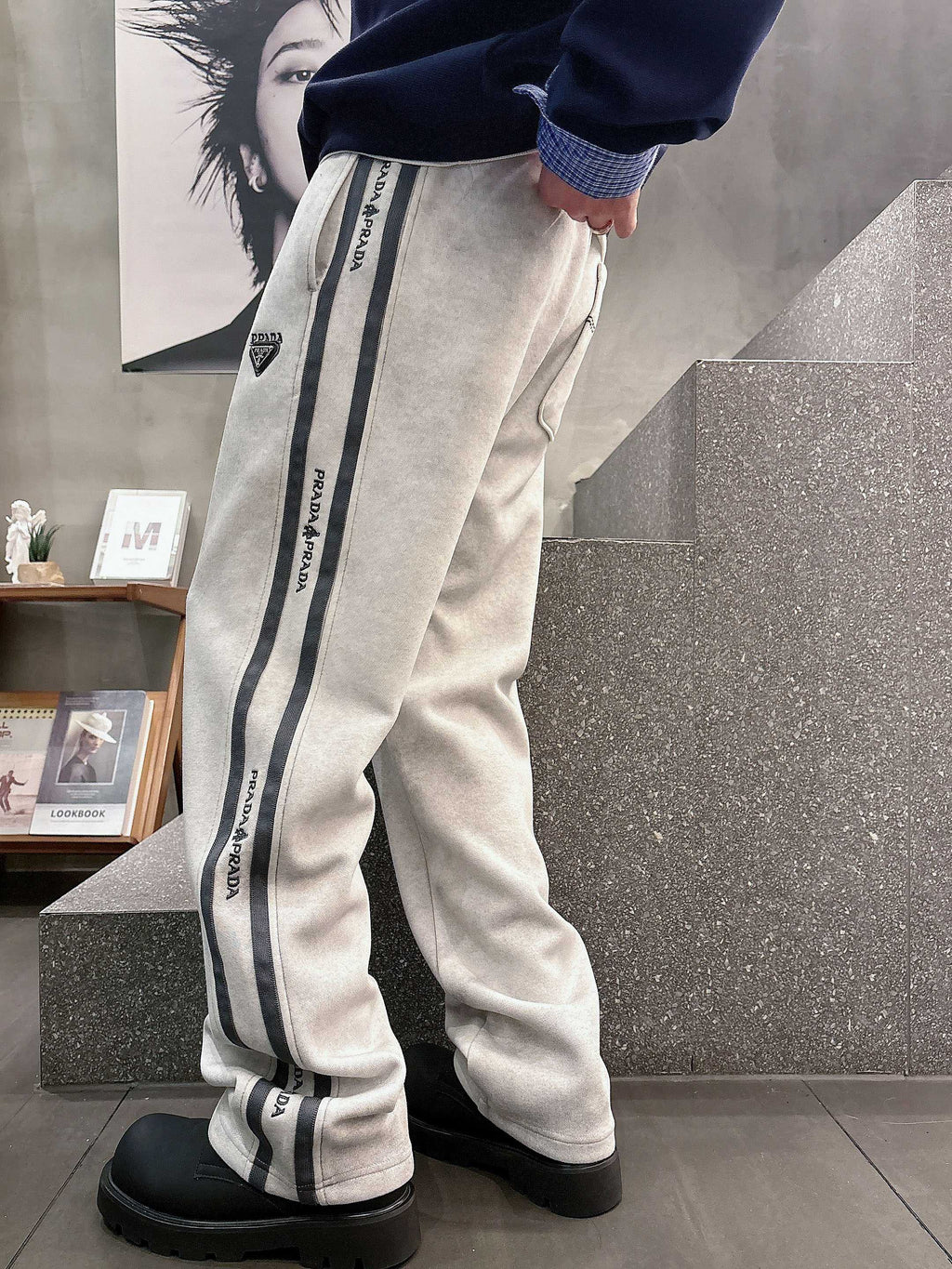 Prada Classic Logo Casual Pants – 2025FW