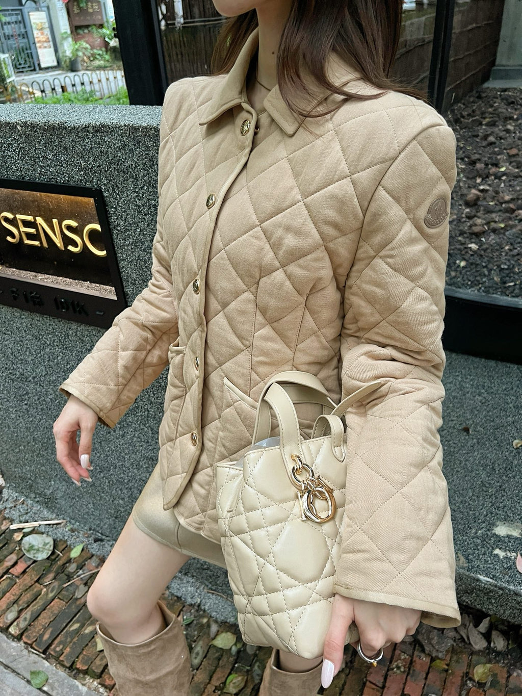 Moncler Quilted Padded Slim-Fit Jacket