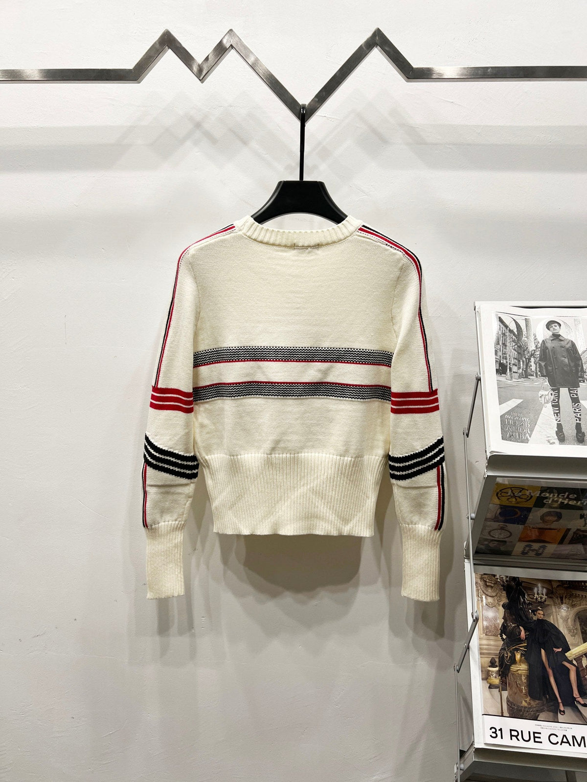 Dior x Peter Doig Ski Series Sailor Collar Knit Sweater – 23FW