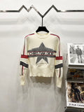 Dior x Peter Doig Ski Series Sailor Collar Knit Sweater – 23FW