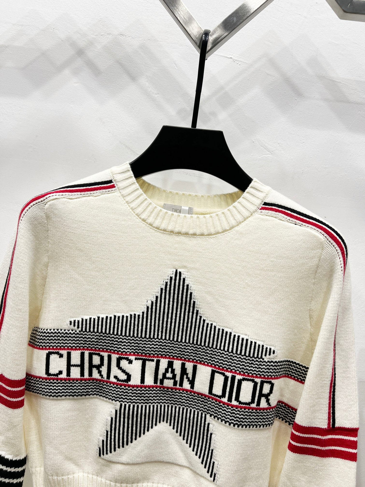 Dior x Peter Doig Ski Series Sailor Collar Knit Sweater – 23FW