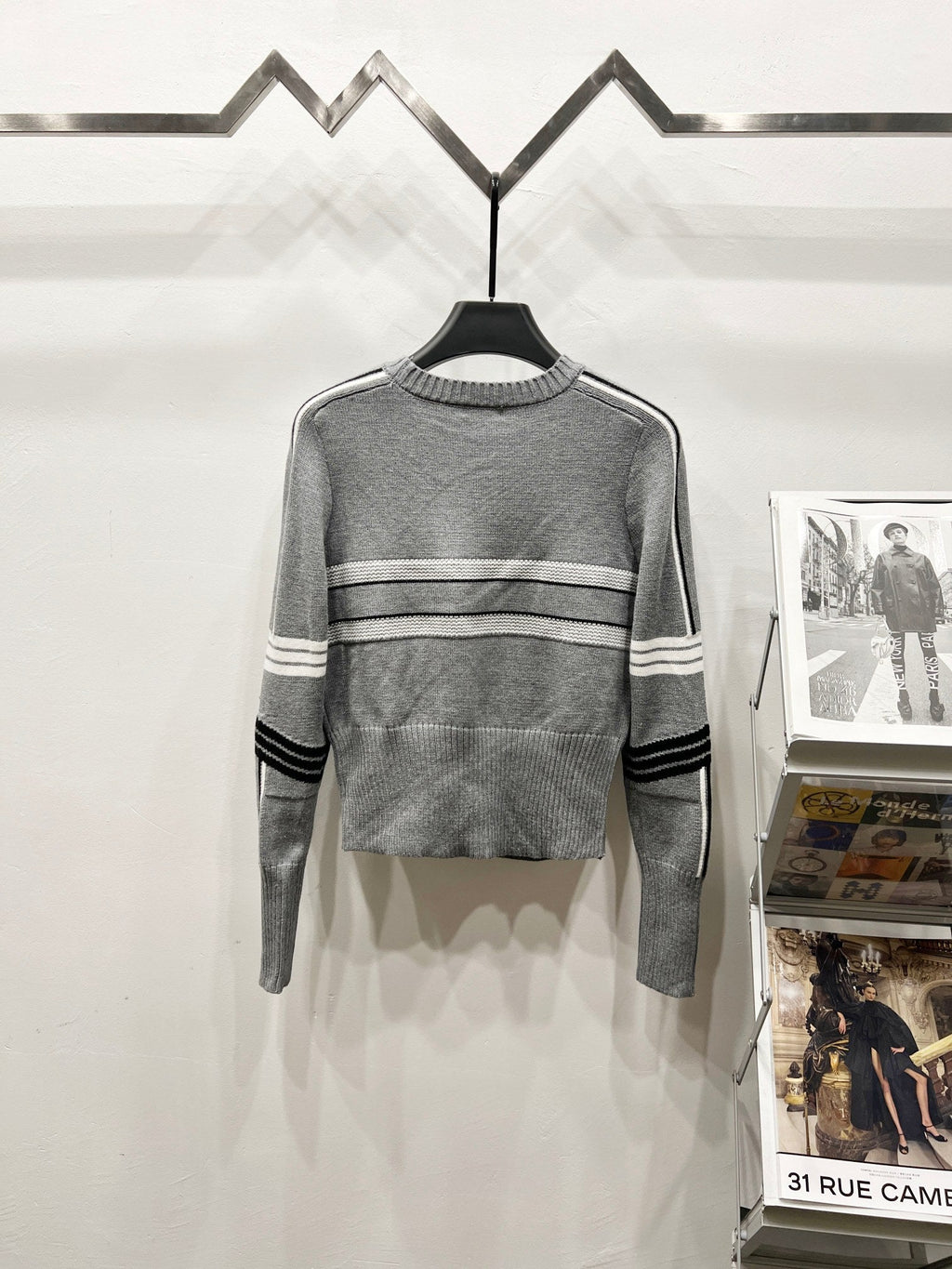 Dior x Peter Doig Ski Series Sailor Collar Knit Sweater – 23FW