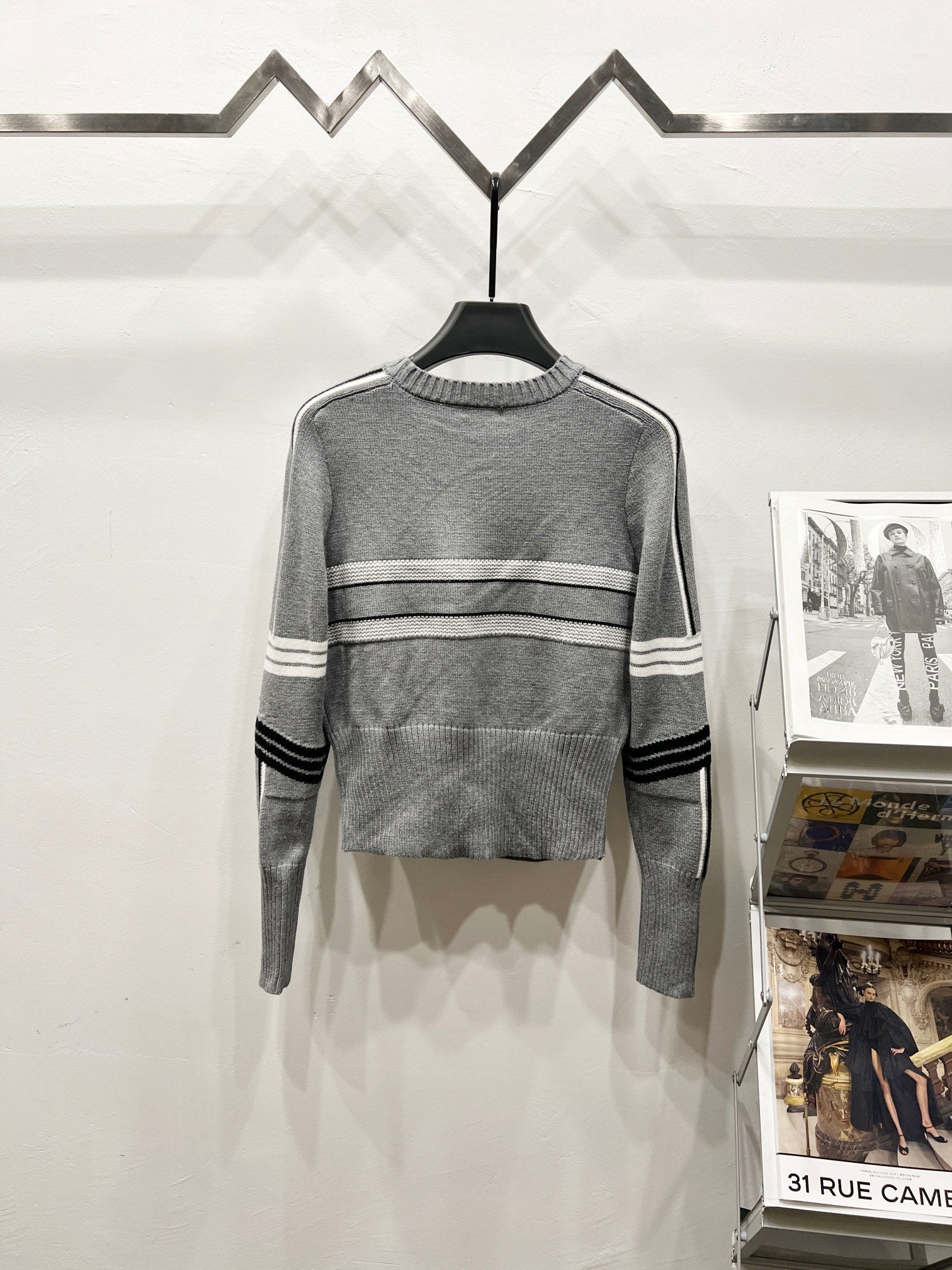 Dior x Peter Doig Ski Series Sailor Collar Knit Sweater – 23FW