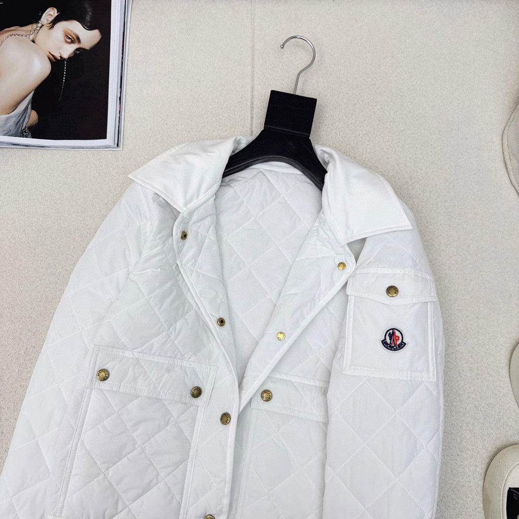 Moncler Diamond Quilted Padded Short Jacket