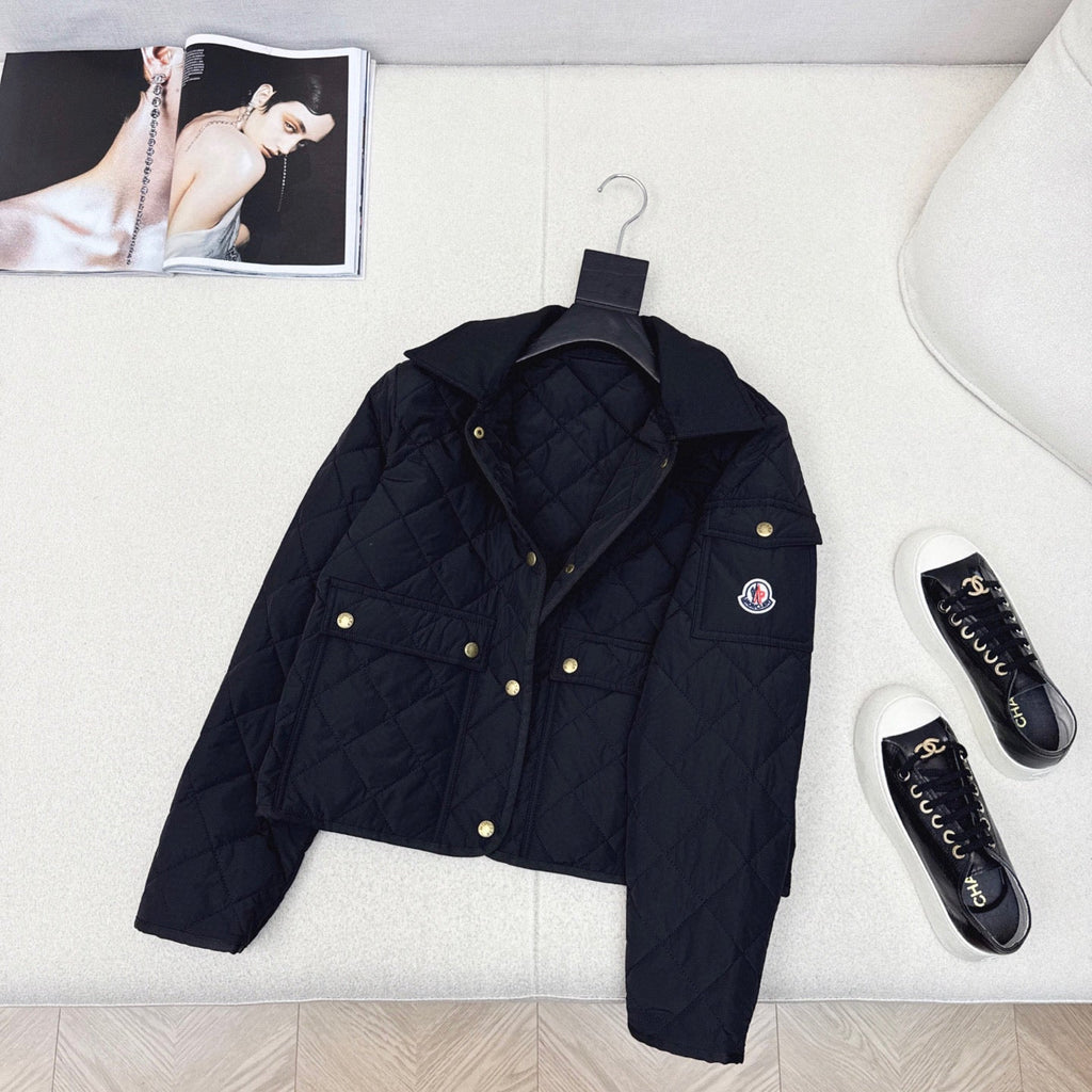 Moncler Diamond Quilted Padded Short Jacket