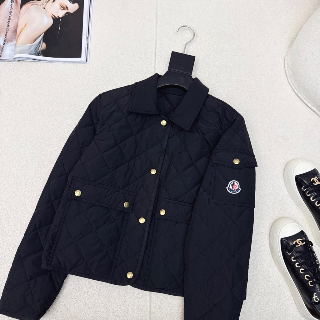 Moncler Diamond Quilted Padded Short Jacket