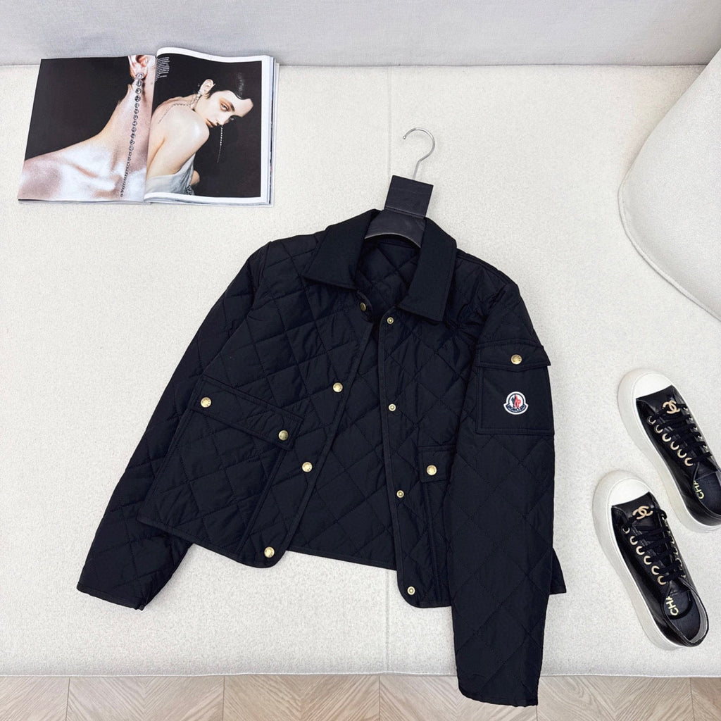 Moncler Diamond Quilted Padded Short Jacket