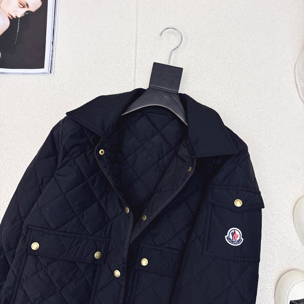 Moncler Diamond Quilted Padded Short Jacket