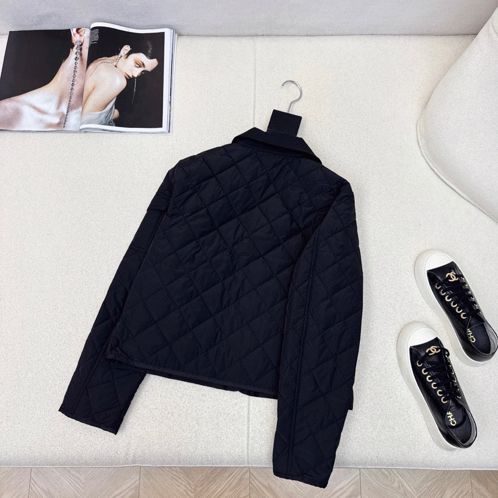 Moncler Diamond Quilted Padded Short Jacket
