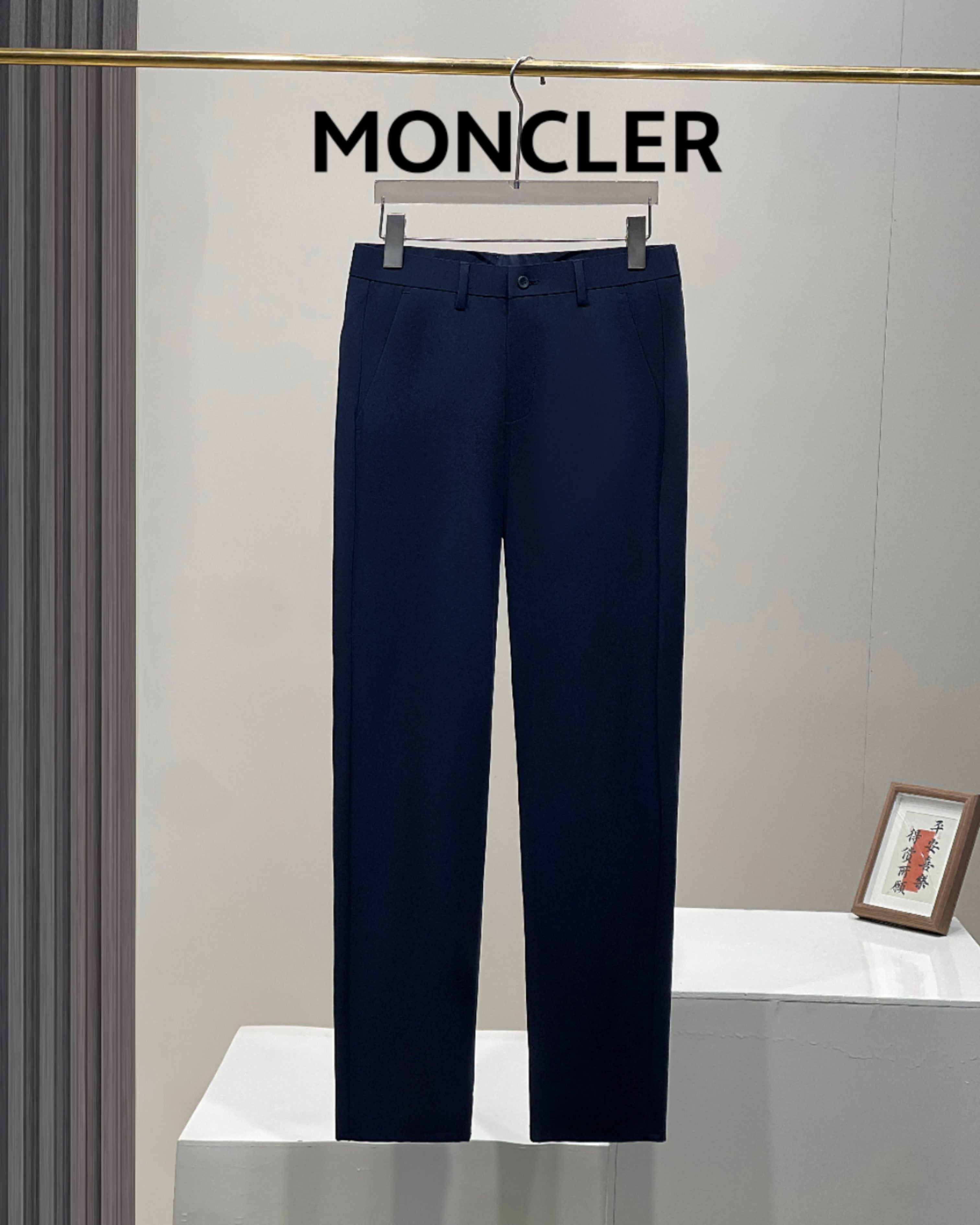 Moncler Men's Ice Silk Business Pants – 2025 Collection