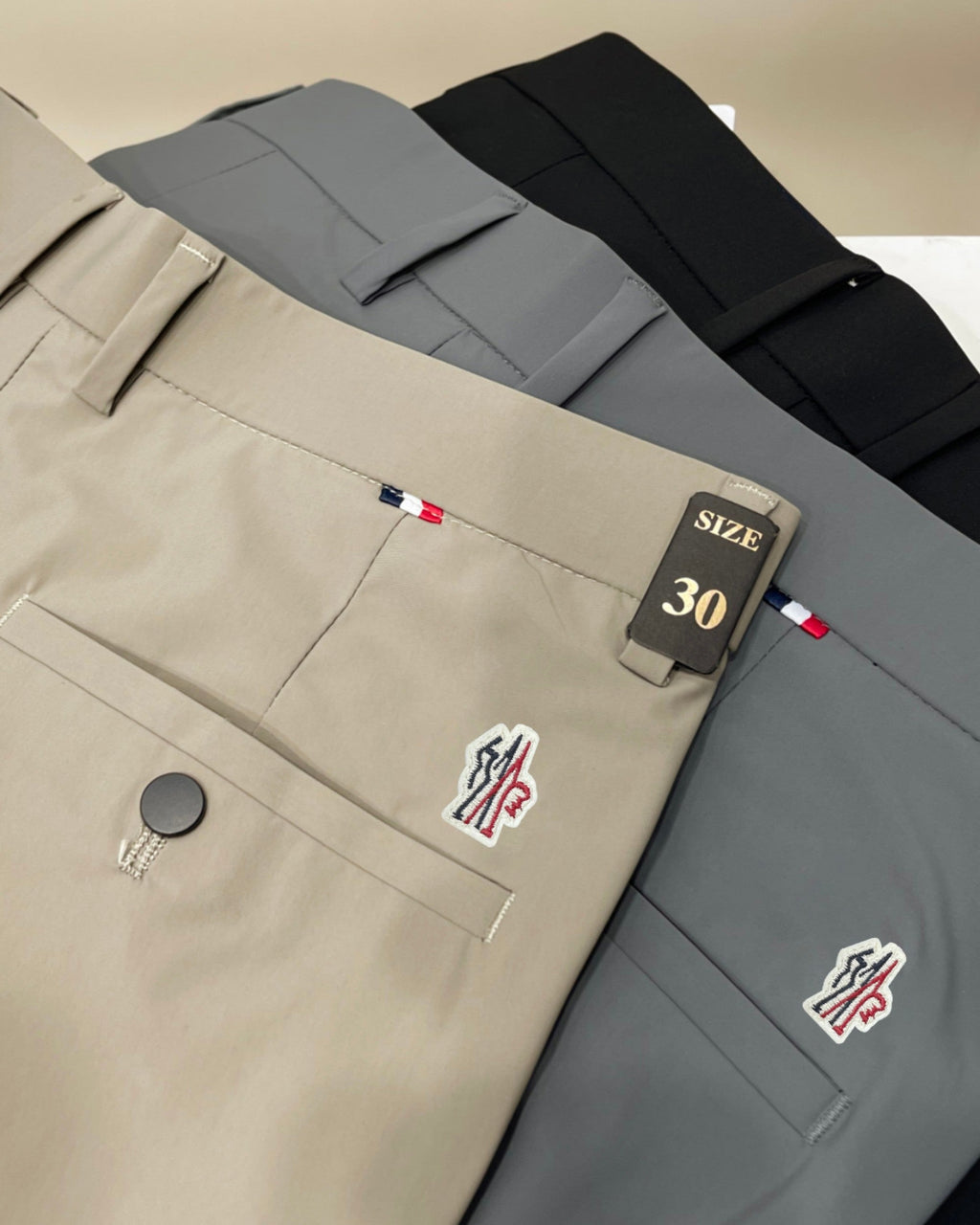 Moncler Men's Ice Silk Business Pants – 2025 Collection