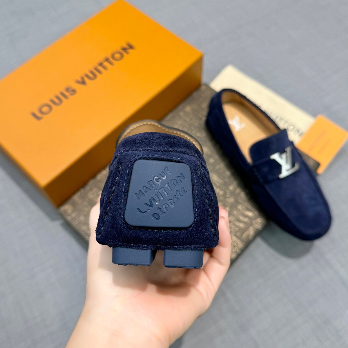 Louis Vuitton Men's Suede Driving Shoes