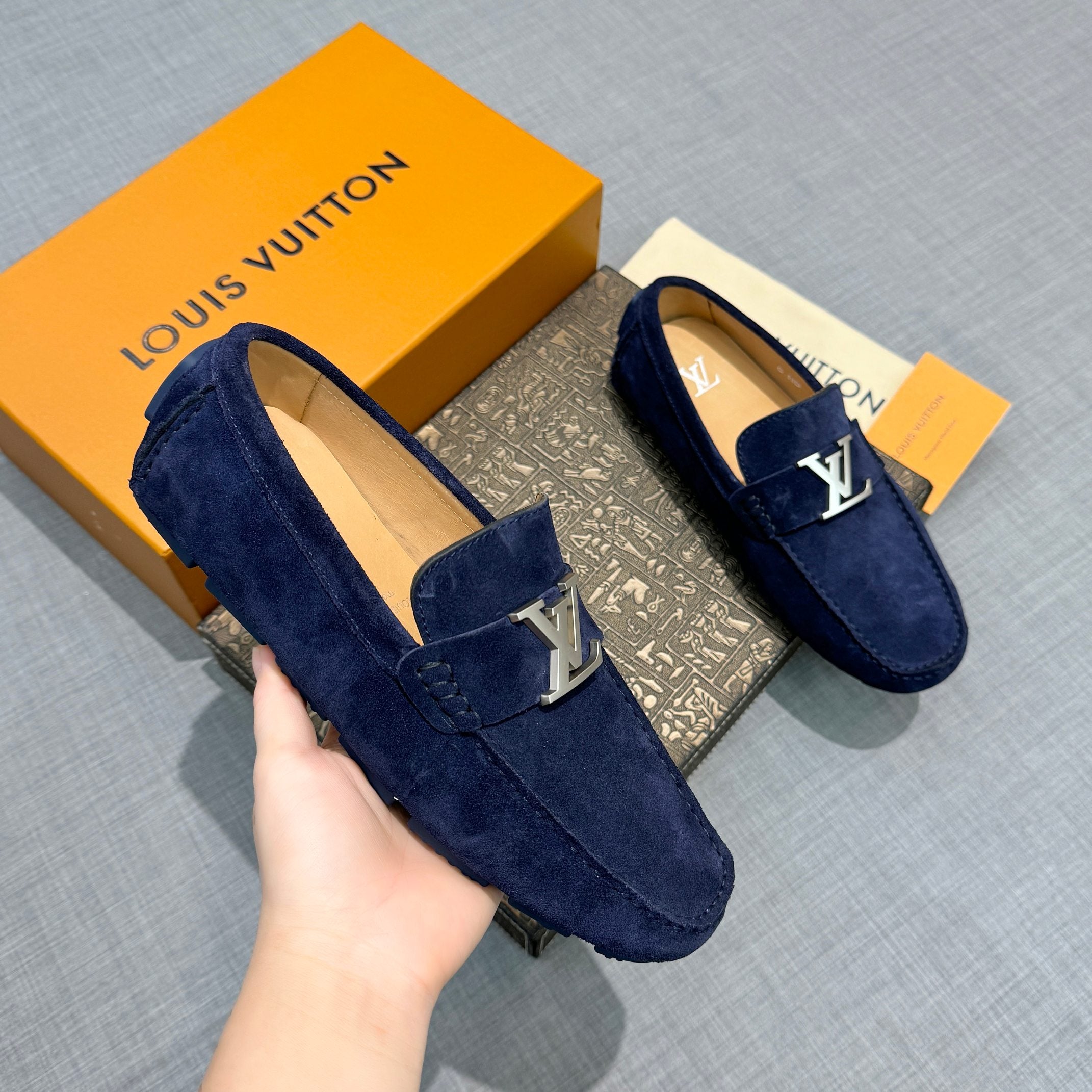 Louis Vuitton Men's Suede Driving Shoes