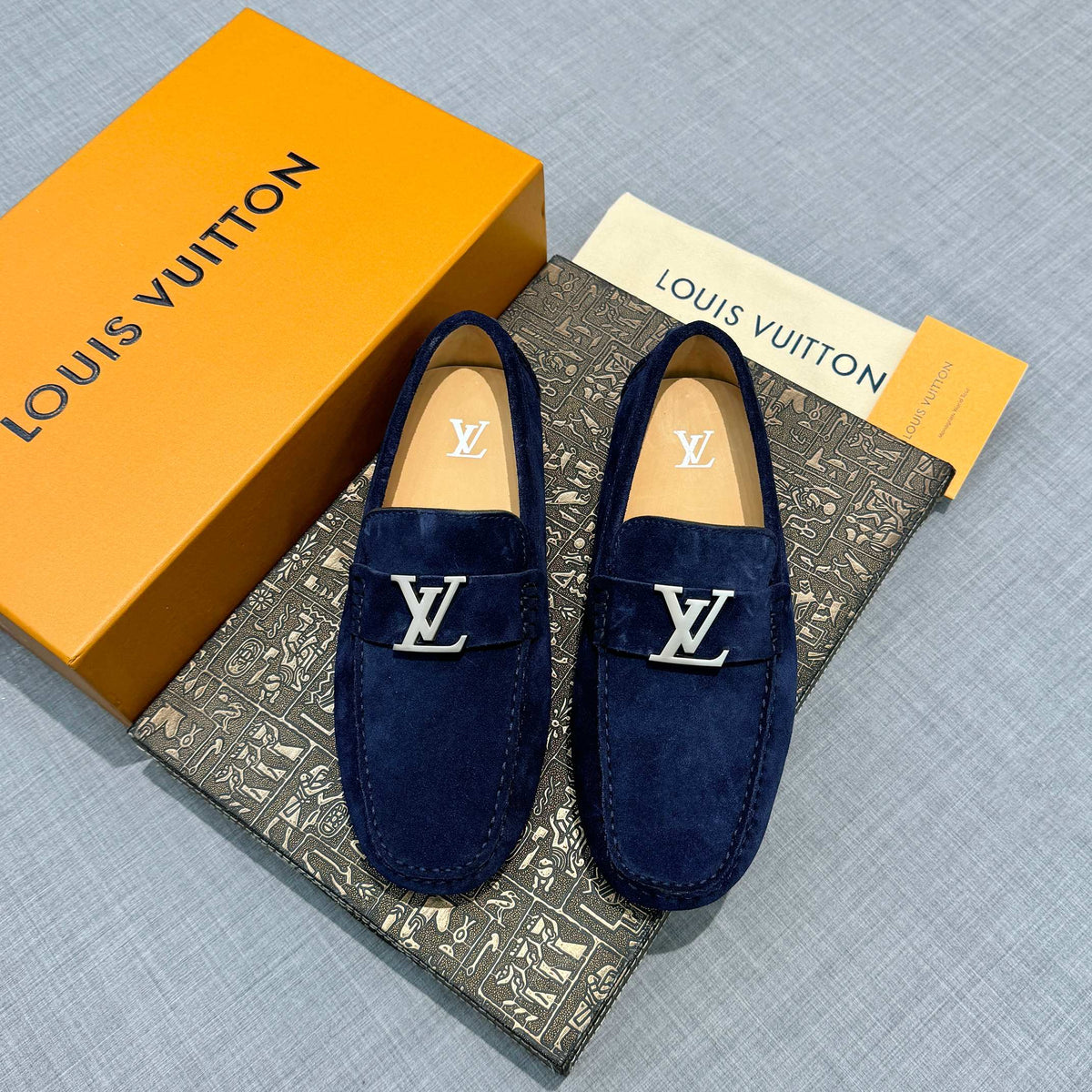 Louis Vuitton Men's Suede Driving Shoes