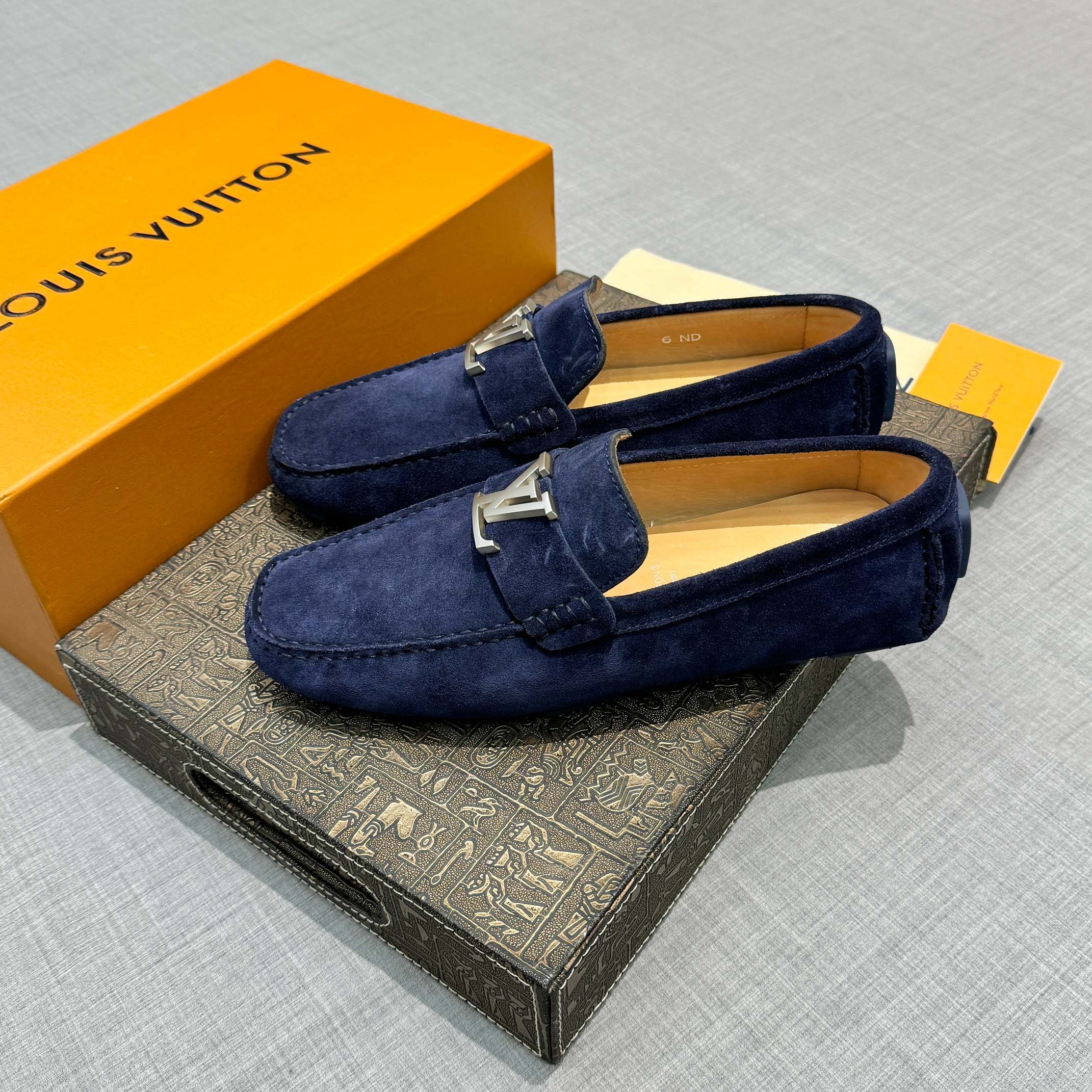 Louis Vuitton Men's Suede Driving Shoes