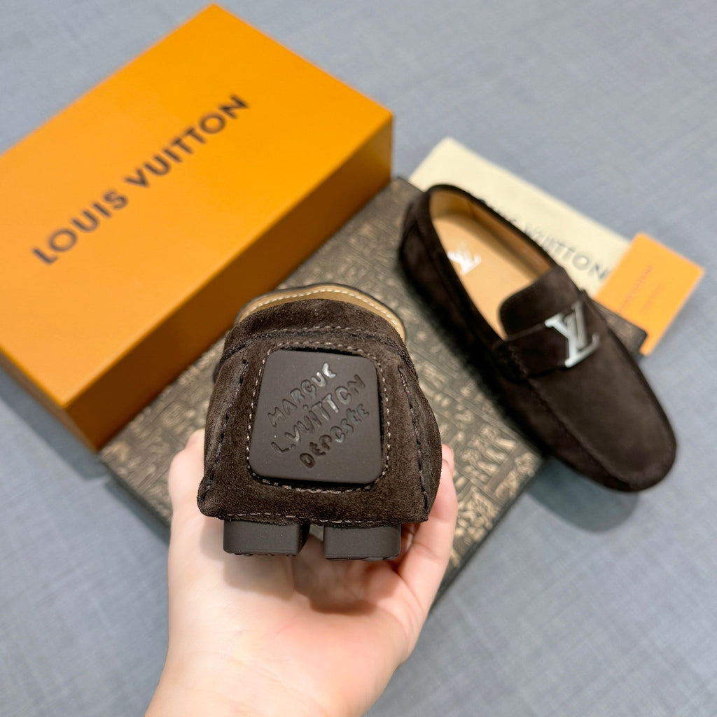 Louis Vuitton Men's Suede Driving Shoes